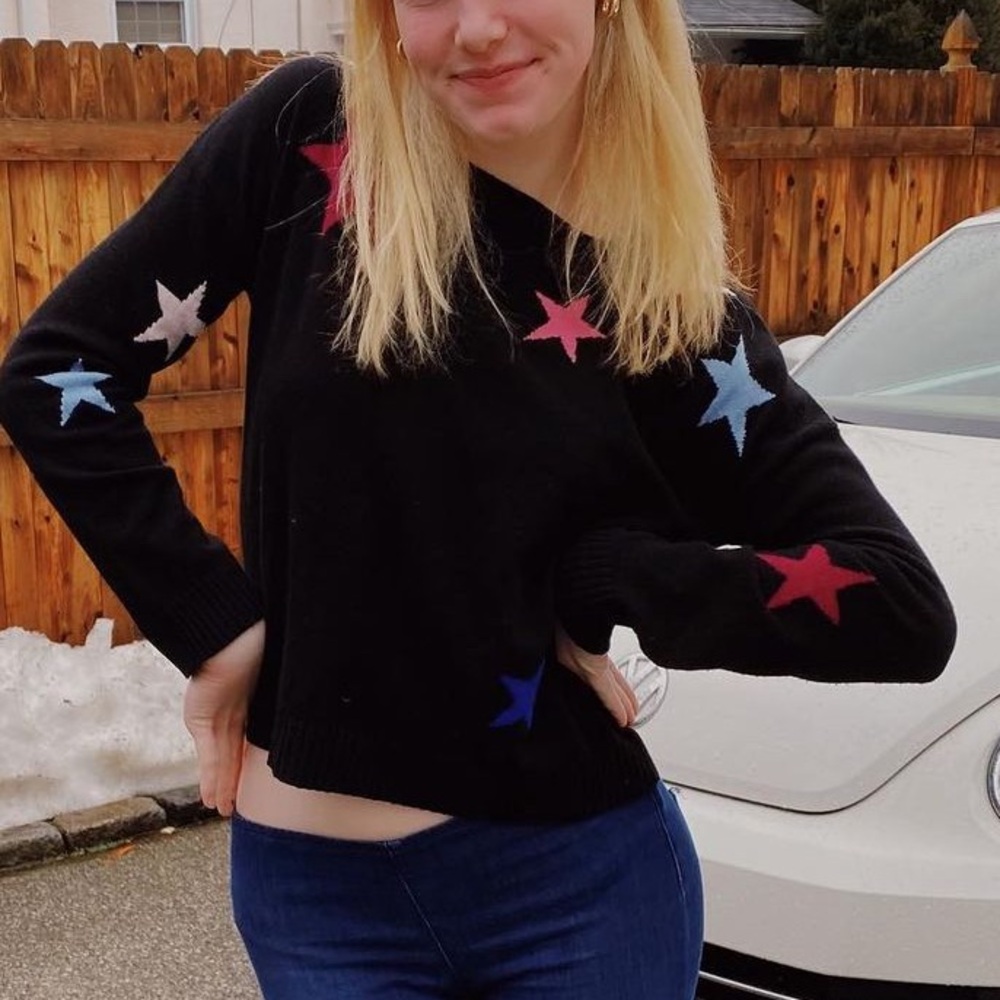 Rails Presley Star Intarsia Sweater